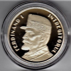 Romania 2019 50 bani Regele Ferdinand - Proof in capsula foto