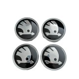 Set 4 Capace Jante Aliaj Skoda 68mm