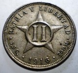 B.558 CUBA 2 DOS CENTAVOS 1916