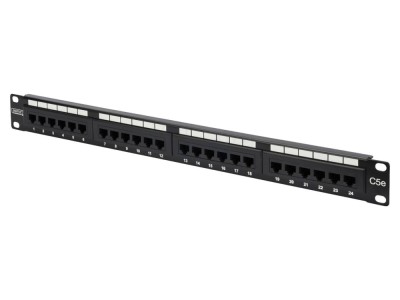 Patch panel 24 porturi Cat 5e foto