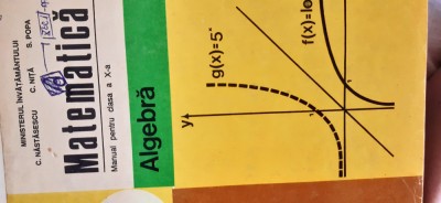 Matematica Algebra Manual pentru clasa X C.Nastasescu, C.Nita, S.Popa 1997 foto