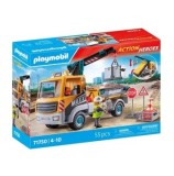 Cumpara ieftin Set figurine Playmobil - Camion de constructii cu macara Set figurine Playmobil