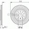 Disc frana VW CADDY ALLTRACK combi (SAB) (2015 - 2016) BOSCH 0 986 479 932