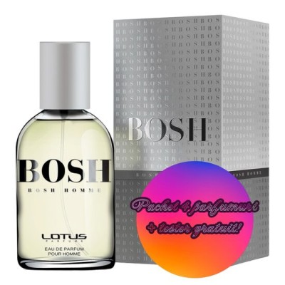 Set 4 Apa de parfum Bosh Homme, Revers, Barbati, 100ml + Tester 100 ml GRATUIT foto