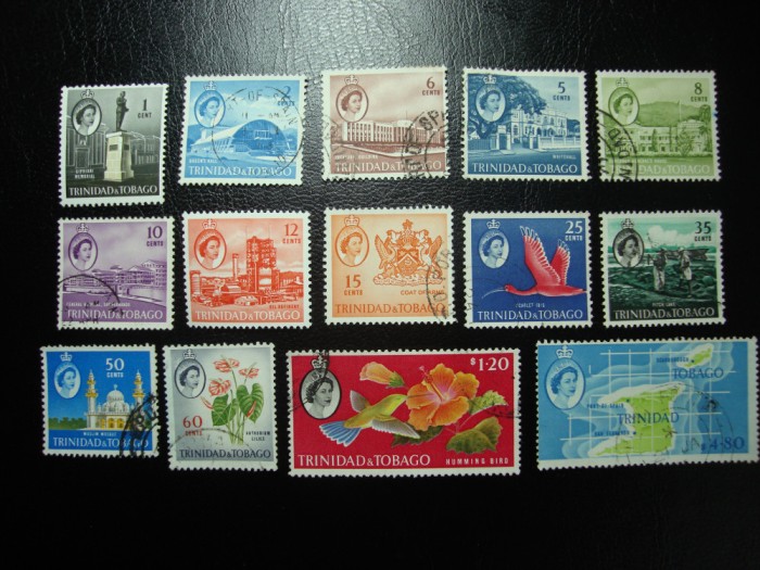 TRINIDAD TOBAGO SERIE ELISABETA II
