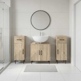 Cumpara ieftin Set de cabinet pentru baie cu 3 piese HAARLEM 3 buc.