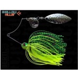 Spinnerbait Bertilure Cu Doua Palete SHALLOW KILLER COLORADO Model SALCIE Culoare CHARTREUSE-LIME TIGER 11