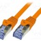 Cabluri Patch S/FTP 6a LSZH Portocalie 3m 26AWG LOGILINK