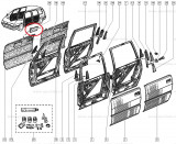 Placa insonorizanta Renault Espace 2, usa fata dreapta, Original 7701423269 Kft Auto, Automobile Dacia Mioveni