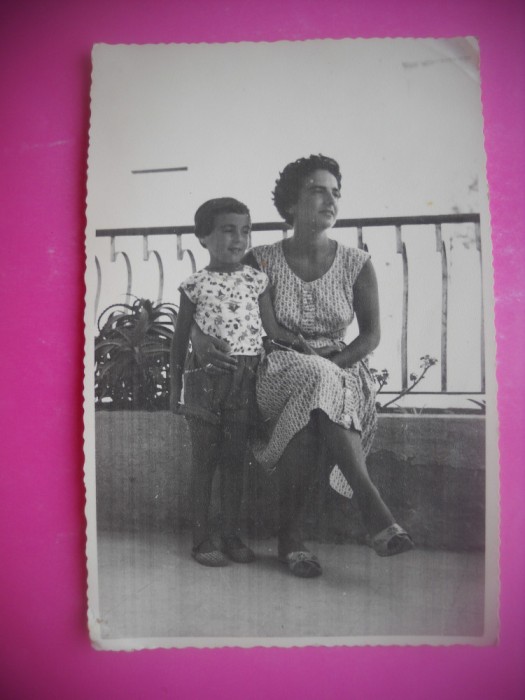HOPCT 166 U COPIL CU MAMA -FOTOGRAFIE VECHE TIP CP