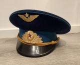 Cascheta chipiu parada Ofiter Aviatie USSR Rusia Sovietica