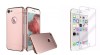 Pachet husa Apple iPhone 7 Plus, MyStyle Elegance Luxury 3in1 Rose-Gold, folie de sticla gratis