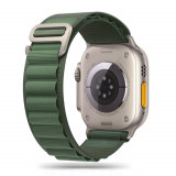 Curea Tech-Protect Nylon Pro pentru Apple Watch 4/5/6/7/8/9/SE (38/40/41 mm) Verde Militar