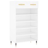 Cumpara ieftin Pantofar, alb, 60x35x105 cm, lemn compozit