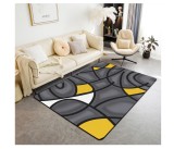 Cumpara ieftin Covor pentru living dormitor 150x200cm, Model Arta Abstracta Moderna, antiderapant - RESIGILAT