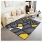 Covor pentru living dormitor 150x200cm, Model Arta Abstracta Moderna, antiderapant - RESIGILAT