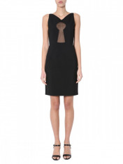 Rochie MOSCHINO PENCIL DRESS 04350518 2555 Negru foto