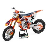 Model motocyklu KTM Red Bull 450 SX-F C. Webb 1:10 - 1:10