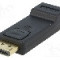 Cablu {{Tip cablu de conectare}}, DisplayPort mufa, HDMI soclu, {{Lungime cablu}}, {{Culoare izola&amp;#355;ie}}, Goobay - 51719