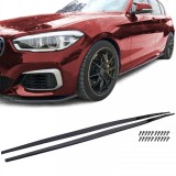Extensie de praguri laterale negru lucios potrivita pentru BMW Seria 1 F20 F21 LCI 15-19 Performance AutoTuning