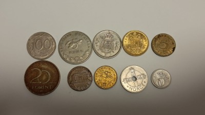 Lot 10 monede foto