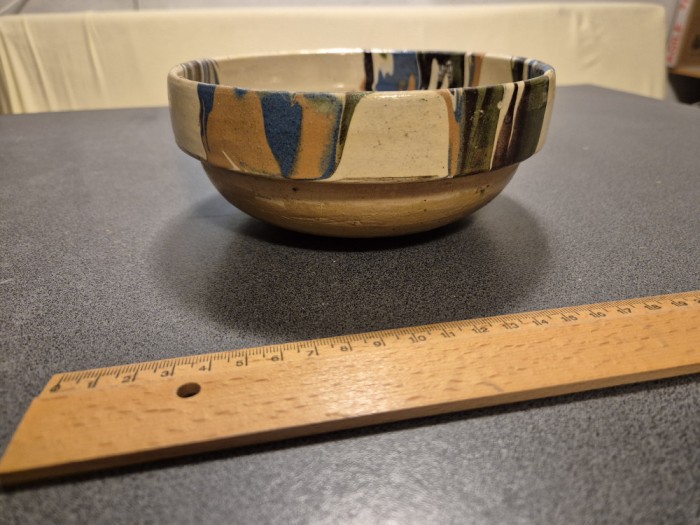 Bol ceramica decorat