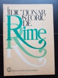 Dicționar istoric de rime (Dosoftei-Arghezi) - Olimpia Berca