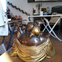 Fengshui Laughing Buddha Sitting With 5 Children Statue