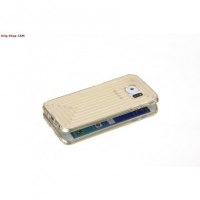 Husa Ultra Slim CADDY Samsung G920 Galaxy S6 Gold foto