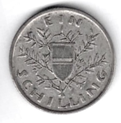 AUSTRIA 1 EIN SCHILLING ARGINT 1925 STARE FOARTE BUNA foto