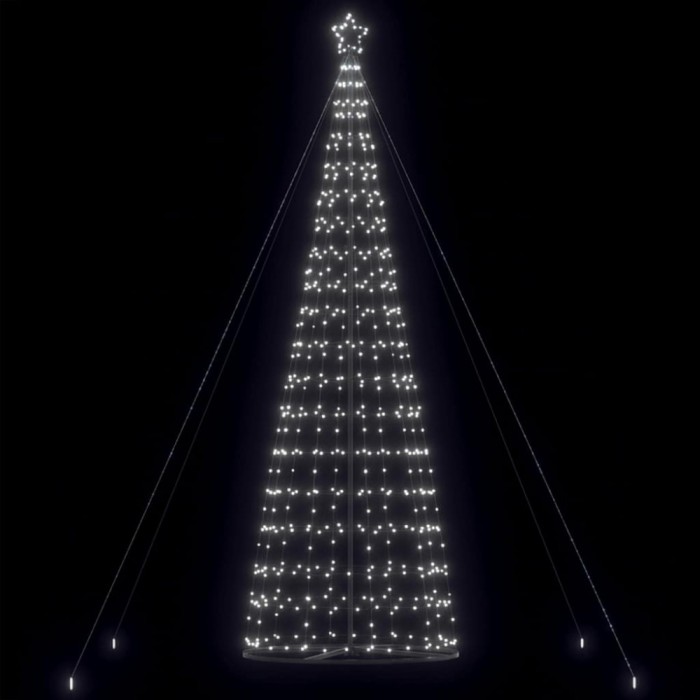 vidaXL Pom de Crăciun LED 1534 LED-uri Alb Rece 503 cm