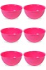 Set boluri, 6 piese, 1L, Plastic, Fucsia