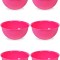 Set boluri, 6 piese, 1L, Plastic, Fucsia