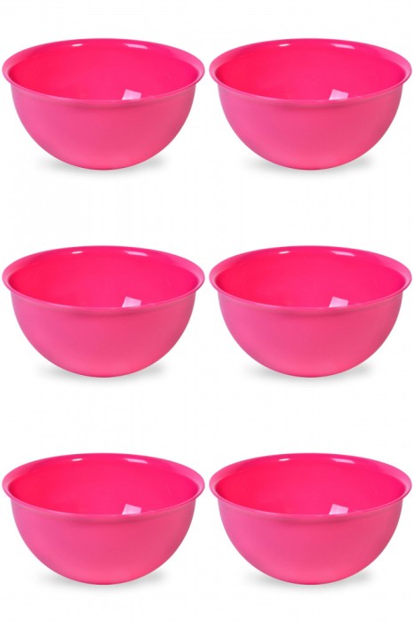 Set boluri, 6 piese, 1L, Plastic, Fucsia