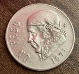 C50 - Moneda foarte veche - Mexic - 1 peso - 1971