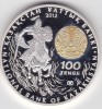 Kazakhstan 100 Tenge Sultan Baybars 2012, Asia, Argint