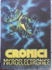 CRONICI MICROELECTRONICE. PROZA STIINTIFICO-FANTASTICA-SELECTIE SI PREZENTARE: AL. MIRONOV, ST. GHIDOVEANU, M. B foto