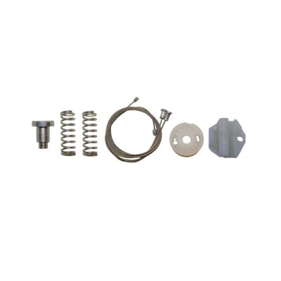 Kit reparatie macara geam spate Mercedes Clasa E W210 1995-2003, electrica Stanga/ Dreapta (cablu role si suport geam) foto