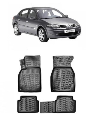Set Covorase Auto Cauciuc Renault Megane 2 (2002-2009) foto
