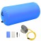 Gossi rulou de gimnastica gonflabil cu pompa, albastru, 120x75 cm pvc