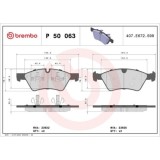 Placute frana Mercedes Clasa E (W211) 03.02-03.09, Clasa E T-Model (S211) 02.03-07.09, G-Class (W463) 09.89-12.18, Gl-Class (X164) 09.06-12.12, Clasa