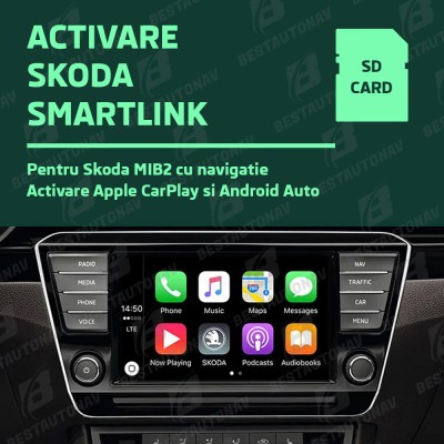 Activare Apple CarPlay si Android Auto pentru Skoda SmartLink (2015-2018) foto