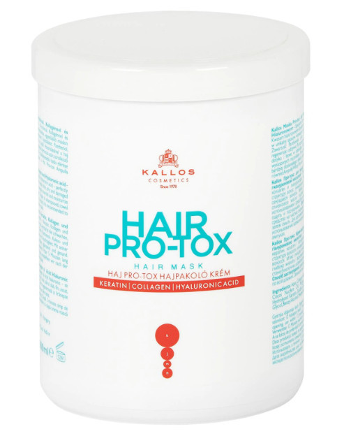 Masca de par Kallos Hair Pro-Tox, 1000ml