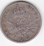 Romania 50 bani 1910, Argint