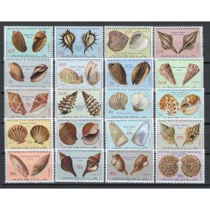 Angola 1974 Mi 586/605 - Fauna marina, scoici, melci