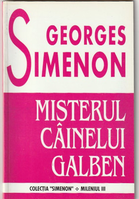 GEORGES SIMENON - MISTERUL CAINELUL GALBEN foto