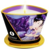 Shunga Candles-Mini Caress by Candelight Lum&acirc;nare de Masaj-Fructe Exotice, 170 ml