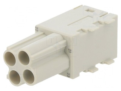 Conector HDC Han-Modular Domino 4-Pin 1 Modul Mamă foto