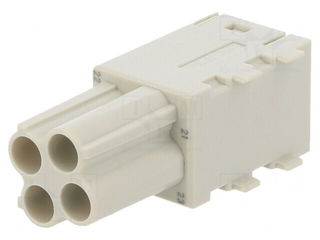 Conector HDC Han-Modular Domino 4-Pin 1 Modul Mamă