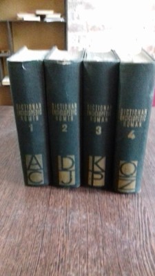 DICTIONAR ENCICLOPEDIC ROMAN - 4 VOLUME foto